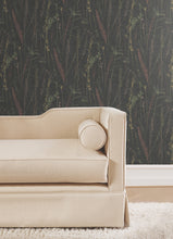 Load image into Gallery viewer, Meadow Splendor Wallpaper - Black room setting