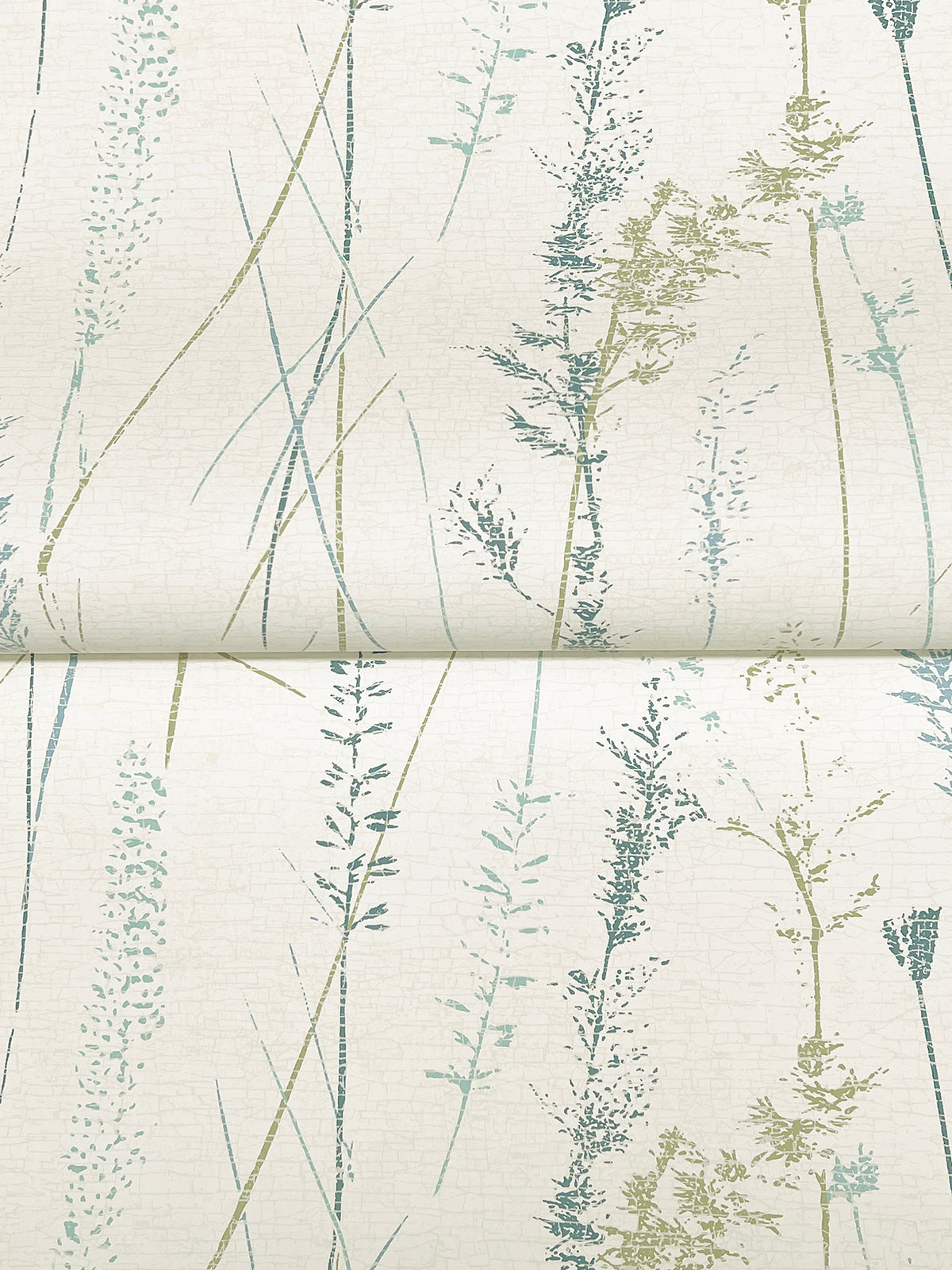 Meadow Splendor Wallpaper - Blue wallpaper pattern
