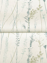 Load image into Gallery viewer, Meadow Splendor Wallpaper - Blue wallpaper pattern