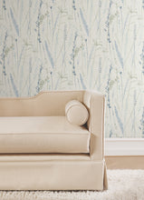 Load image into Gallery viewer, Meadow Splendor Wallpaper - Blue room setting