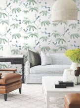 Load image into Gallery viewer, Cillian Wallpaper - Blue room setting
