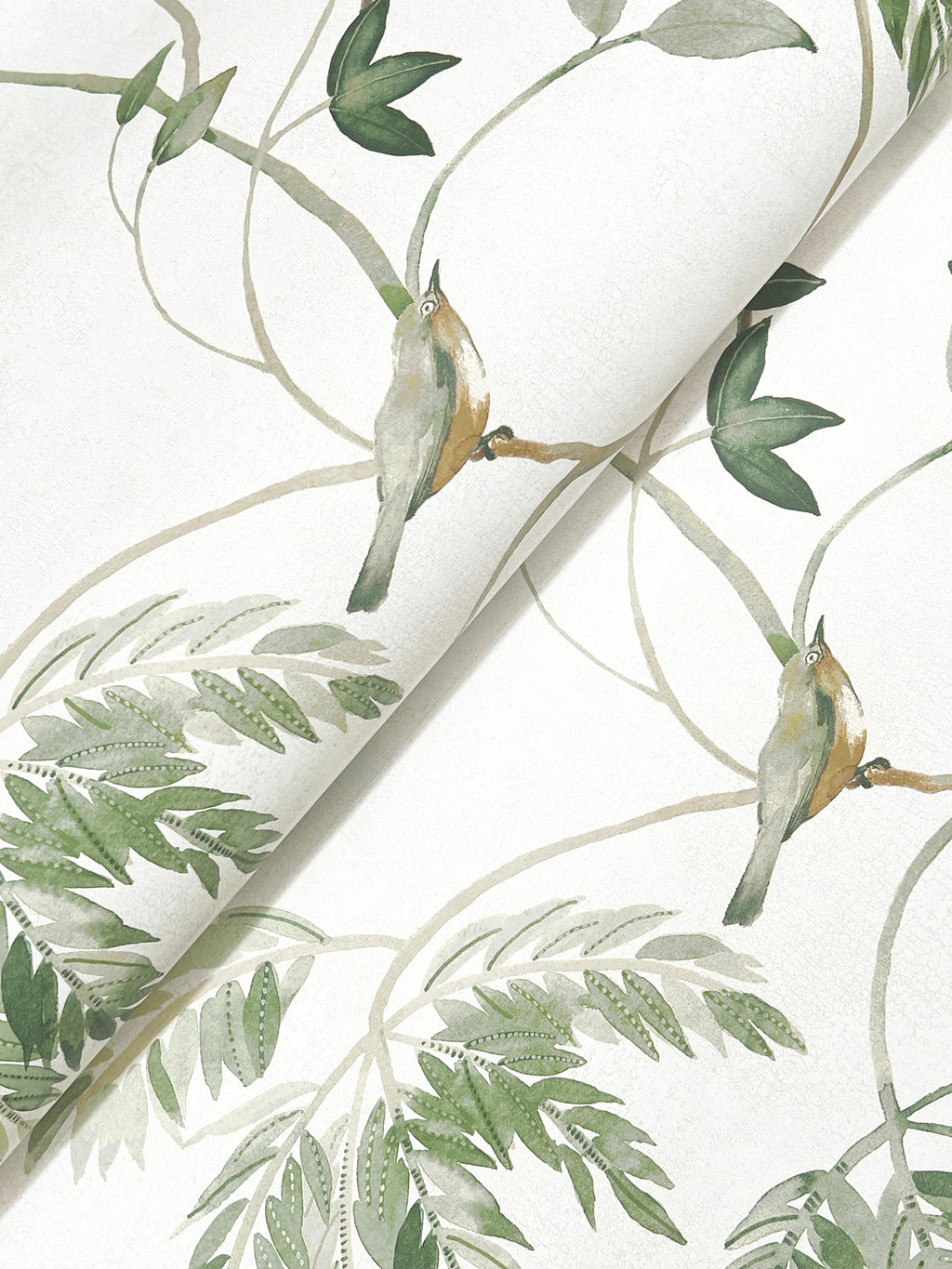 Cillian Wallpaper - Dark Green wallpaper pattern