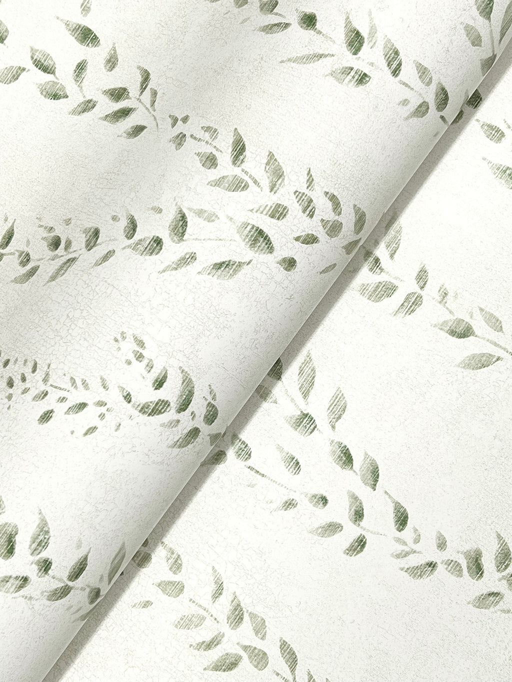 Alpenrose Wallpaper - Moss wallpaper pattern