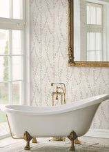 Load image into Gallery viewer, Alpenrose Wallpaper - Maroon room setting