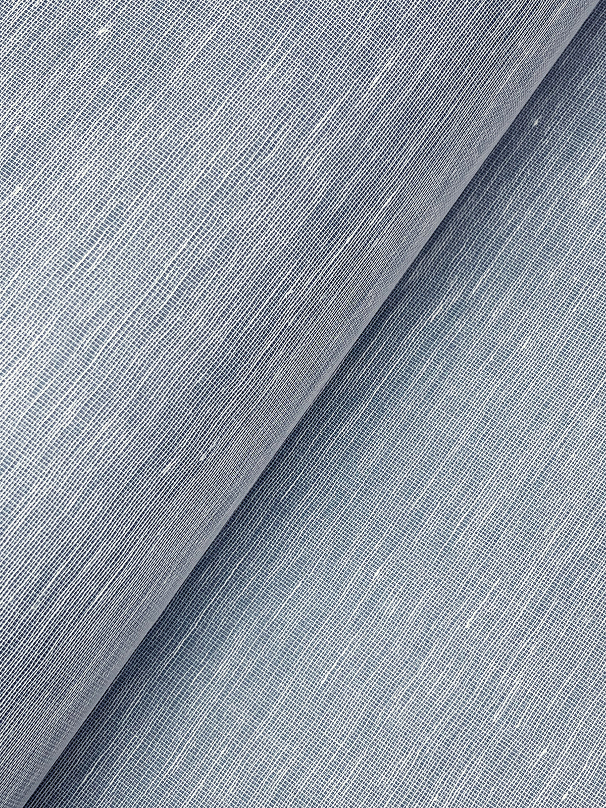 Hempfield Weave Wallpaper - Blue wallpaper pattern