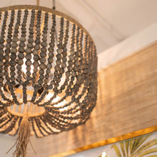 Load image into Gallery viewer, NIKA WOODEN BEADED CHANDELIER