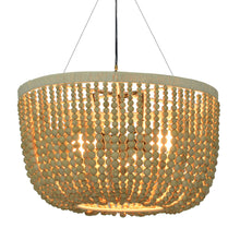 Load image into Gallery viewer, NIKA WOODEN BEADED CHANDELIER