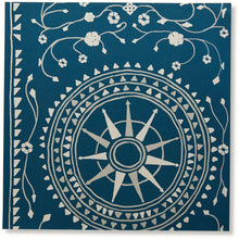 Load image into Gallery viewer, Leila Reverse Wallpaper by Peter Dunham - Indigo/Gray