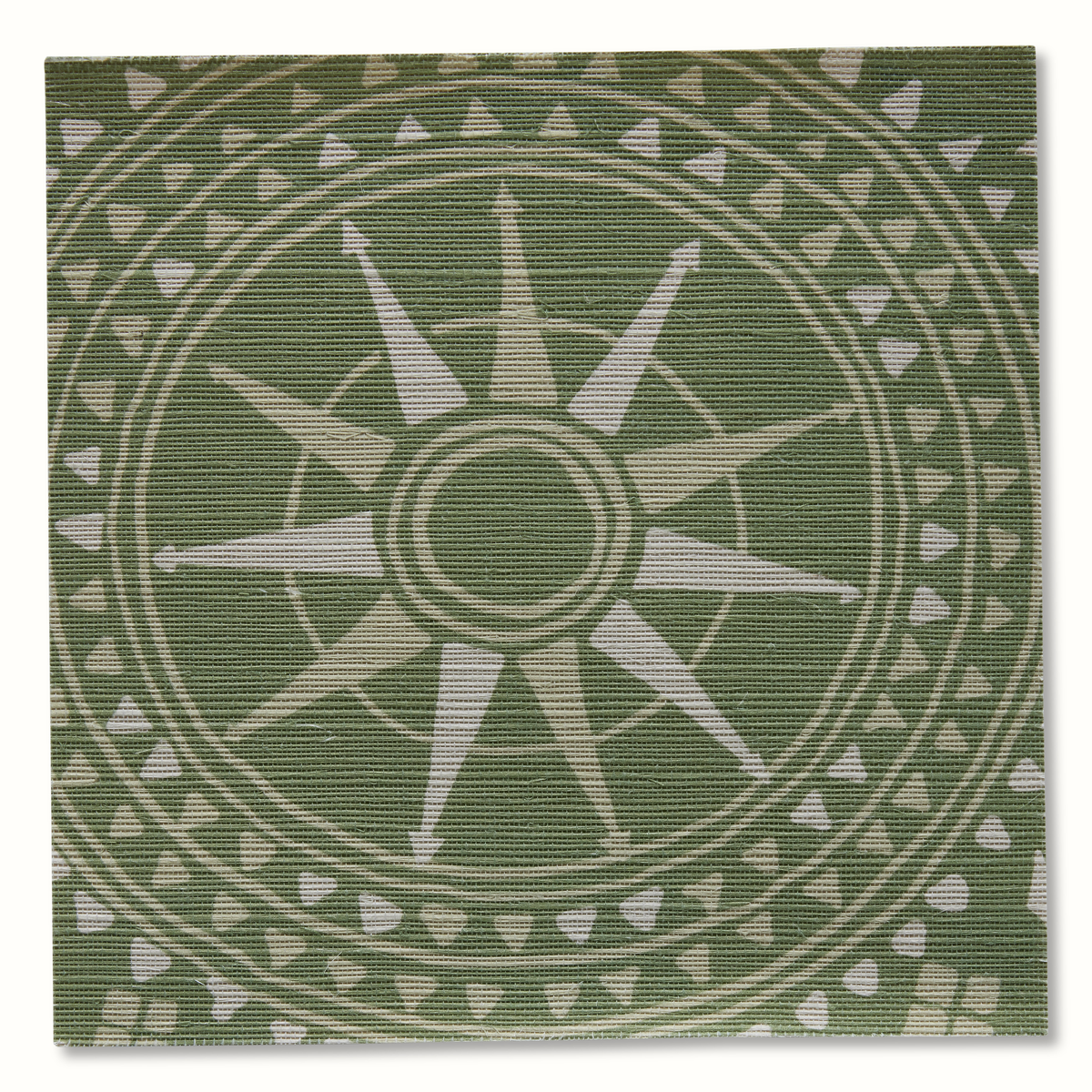 Leila Grasscloth Wallpaper by Peter Dunham - Green