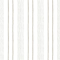 Handrawn Stripe Wallpaper - Beige pattern
