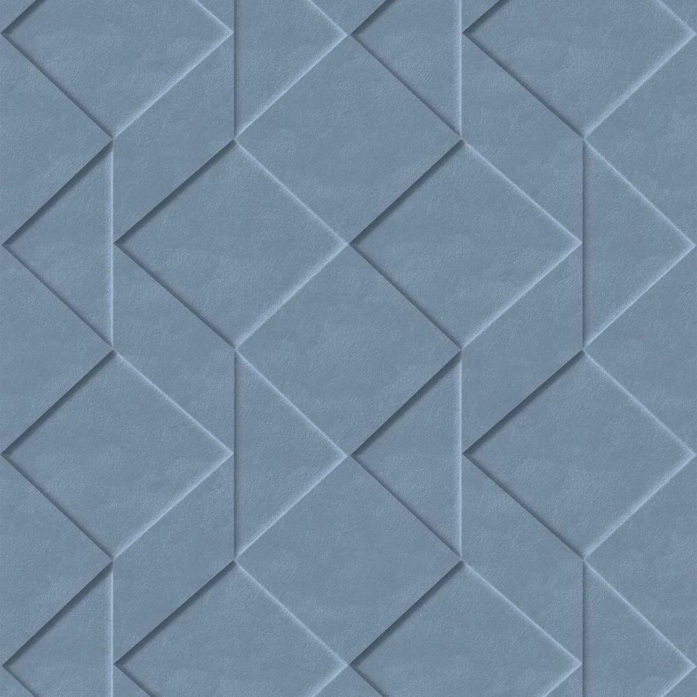 Origami Wallpaper - Blue pattern