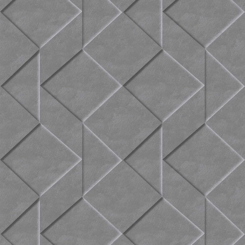 Origami Wallpaper - Grey pattern