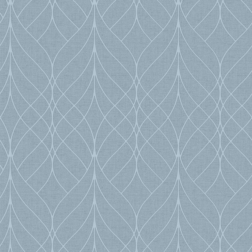 Linework Lattice Wallpaper - Aqua pattern