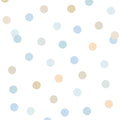 Polka Dot Party Wallpaper - Blue pattern