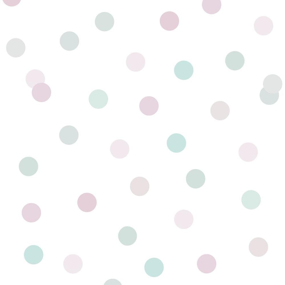 Polka Dot Party Wallpaper - Pink pattern