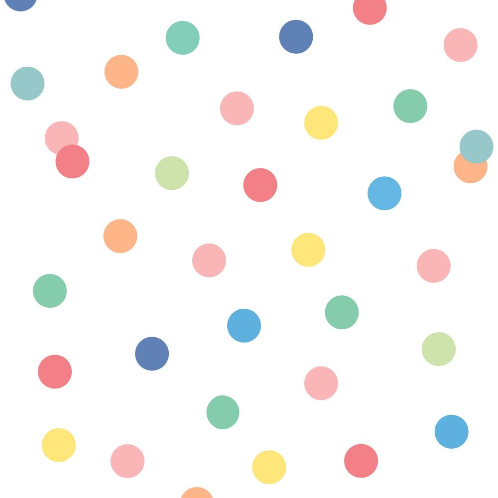 Polka Dot Party Wallpaper - Multi pattern