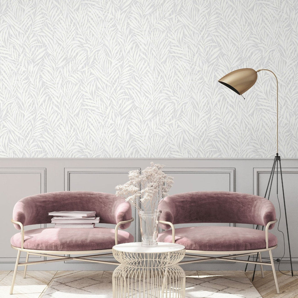 Whispering Leaves Wallpaper - White room view