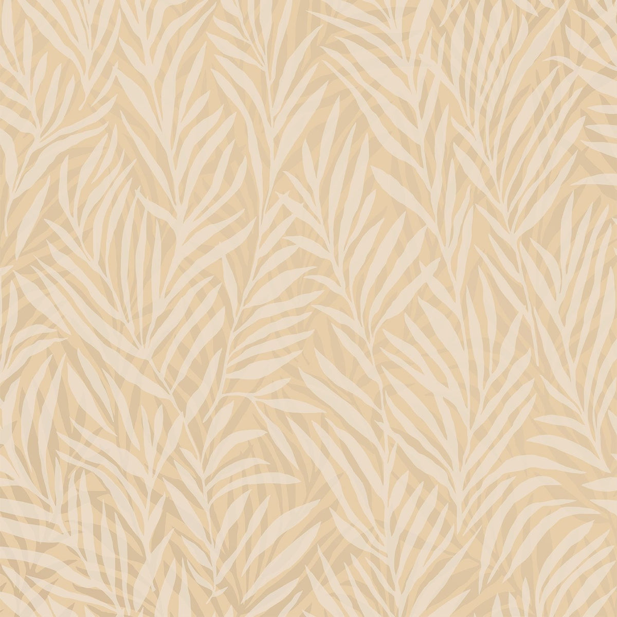 Whispering Leaves Wallpaper - Yellow pattern