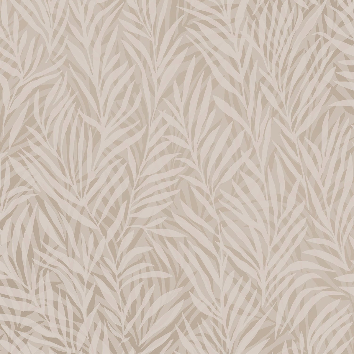 Whispering Leaves Wallpaper - Beige pattern