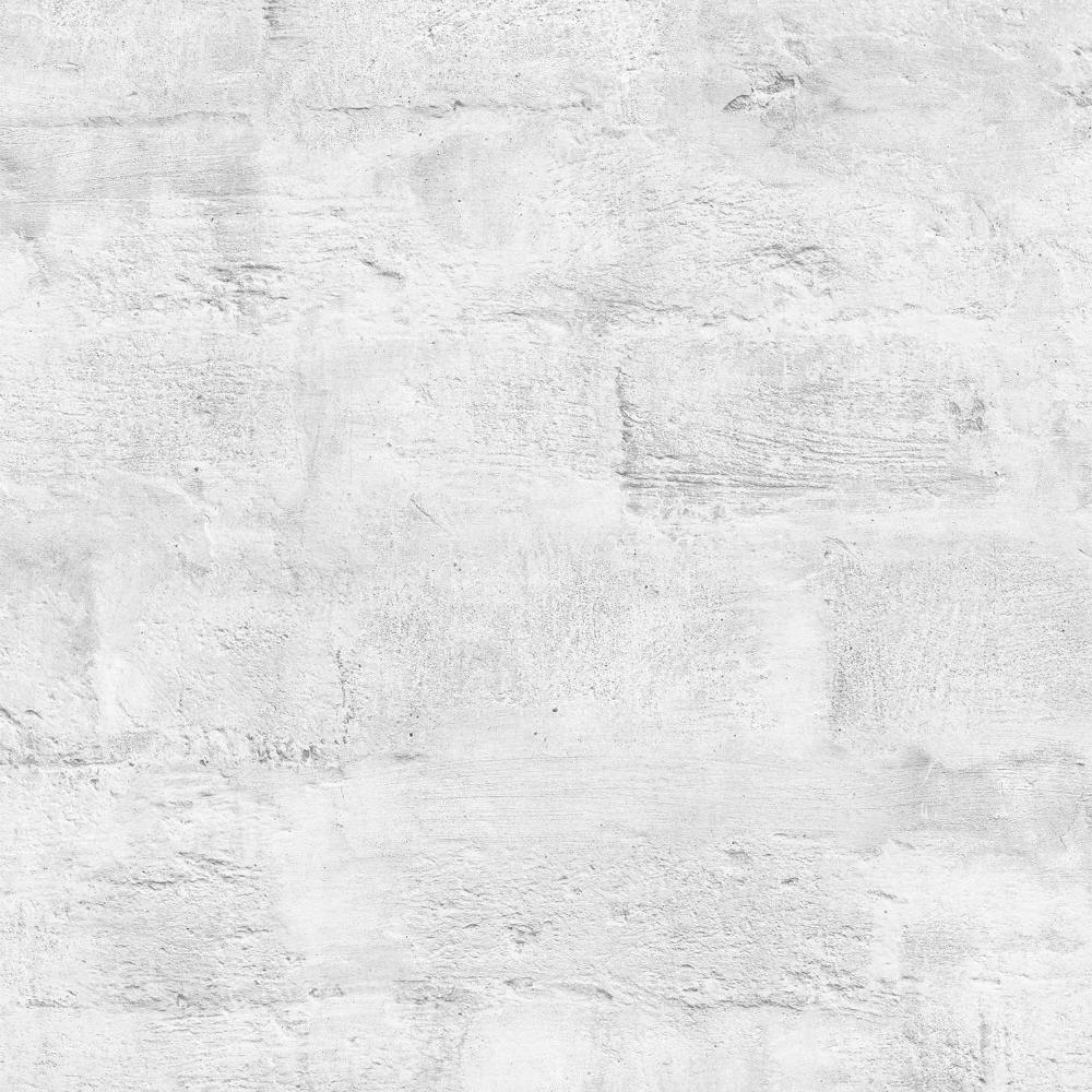 Painted Loft Bricks Wallpaper - White pattern