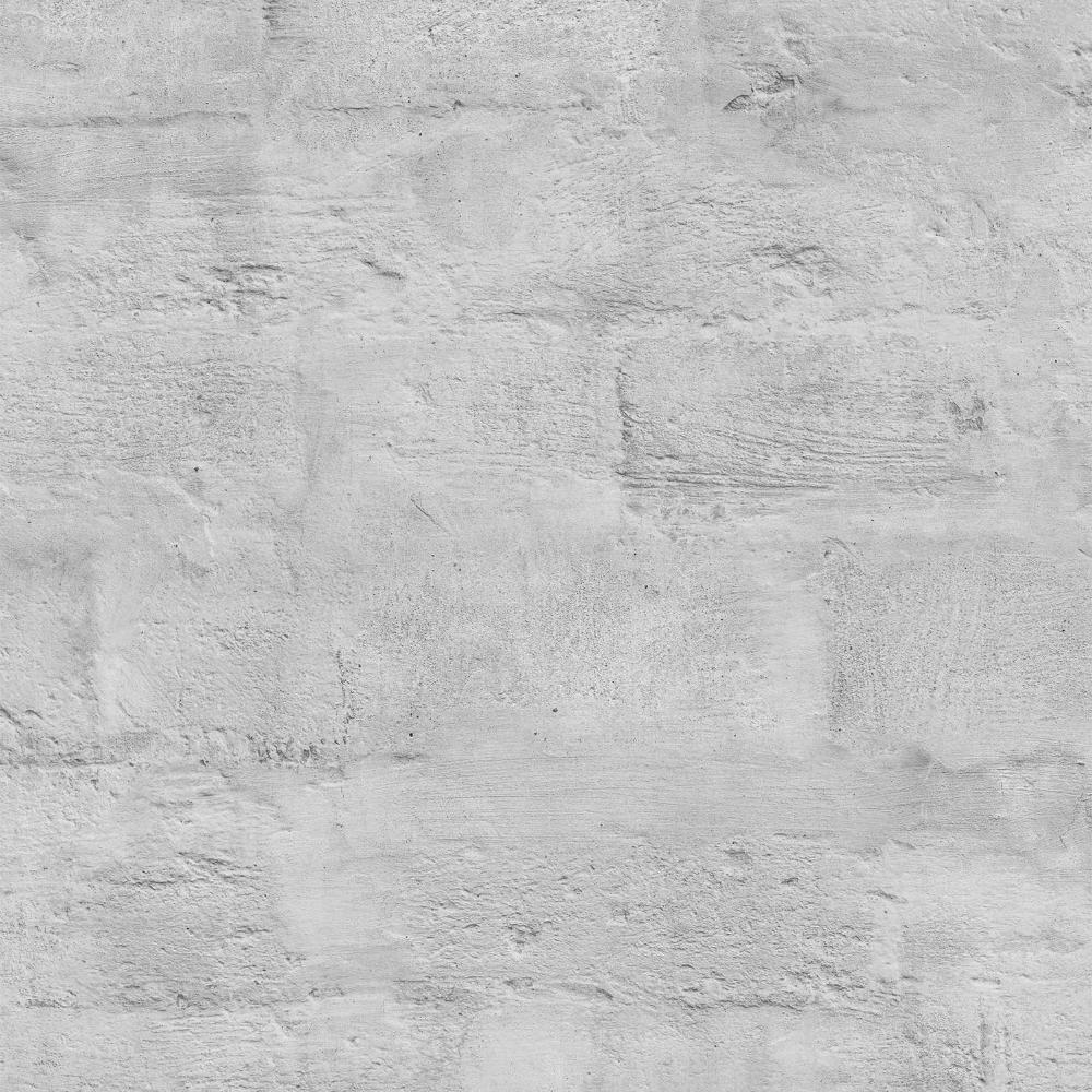 Painted Loft Bricks Wallpaper - Grey pattern