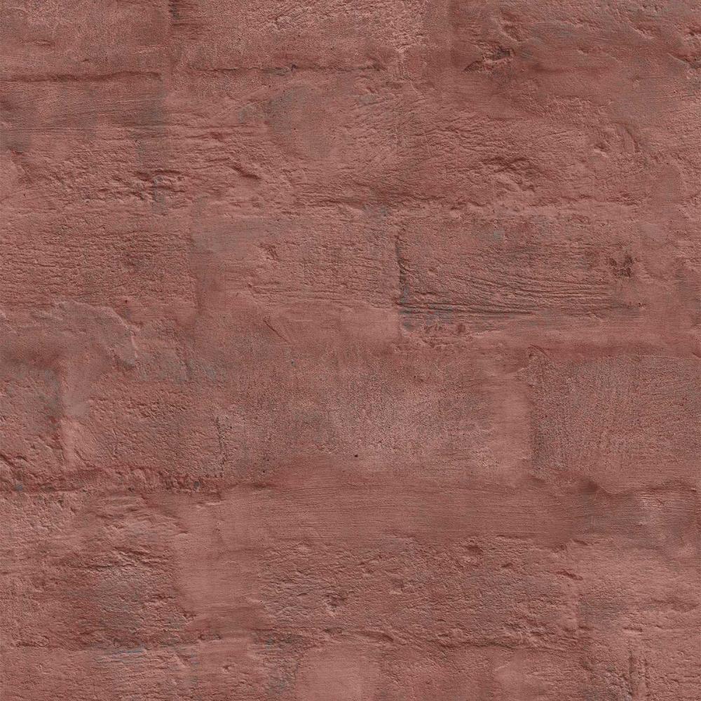 Painted Loft Bricks Wallpaper - Red pattern