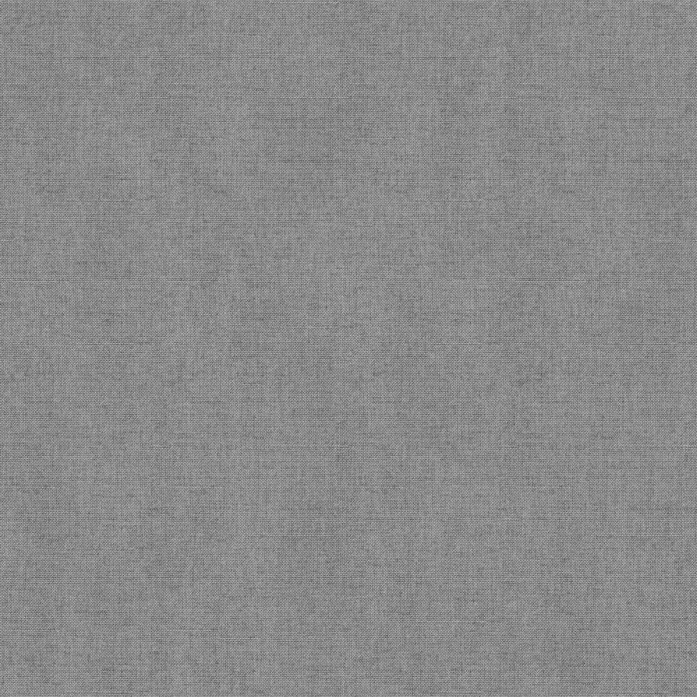 Luxe Faux Tweed Textile Texture Wallpaper - Anthracite pattern