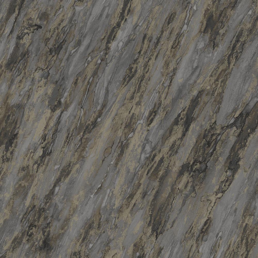 Luxe Marble (with Glint) Wallpaper - Black pattern