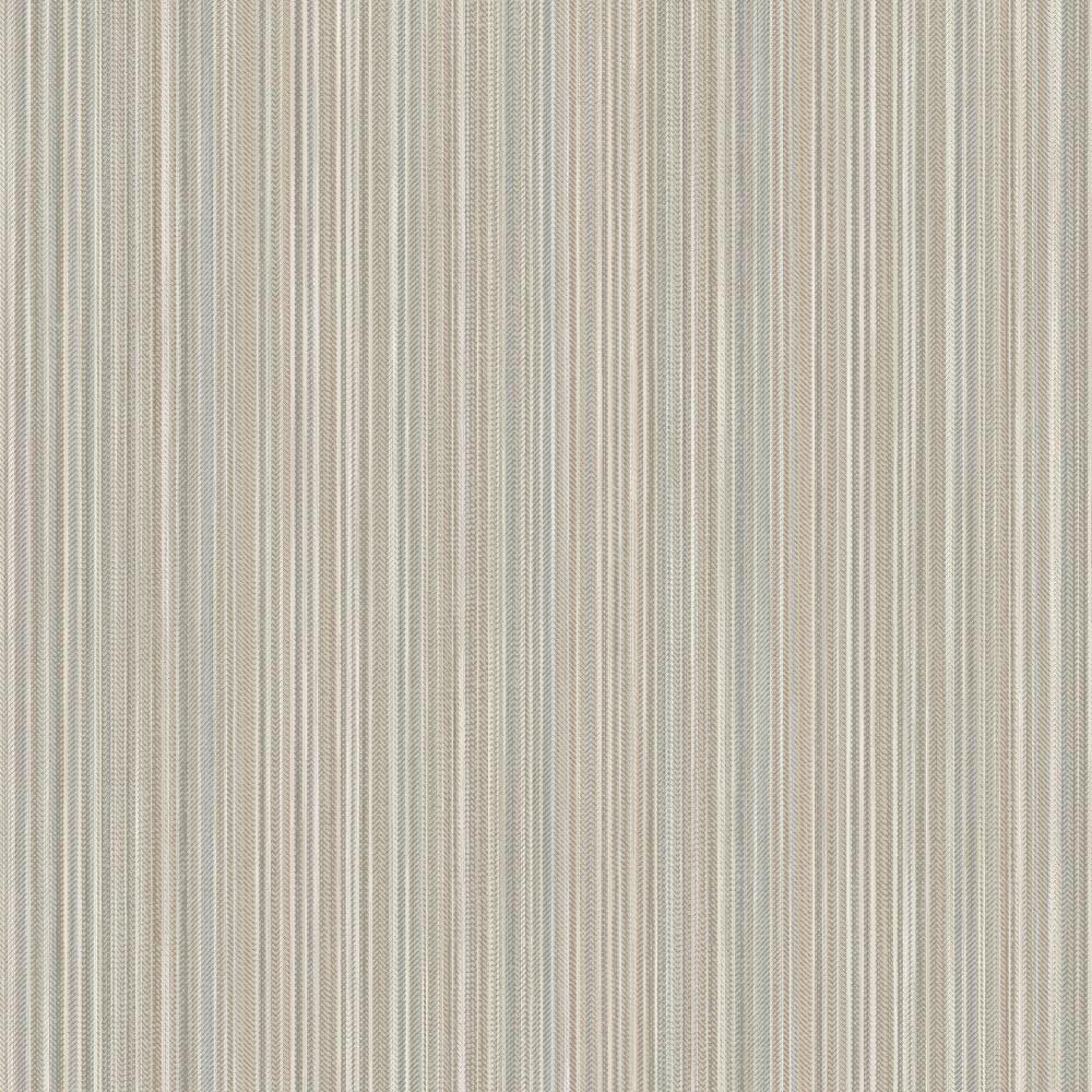 Glint Stria Stripe Wallpaper - Beige pattern