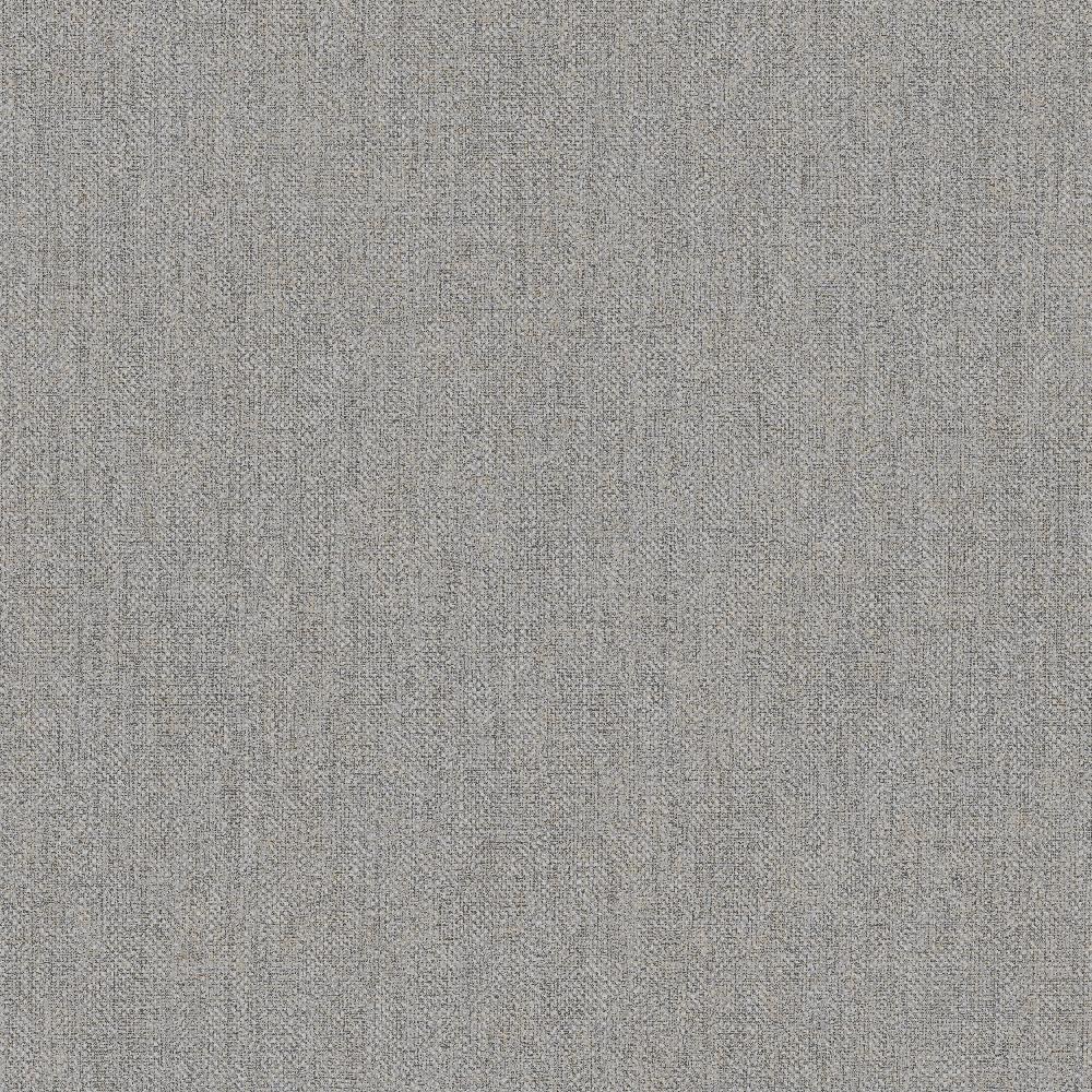 Lustre Linen Wallpaper - Anthracite Grey pattern