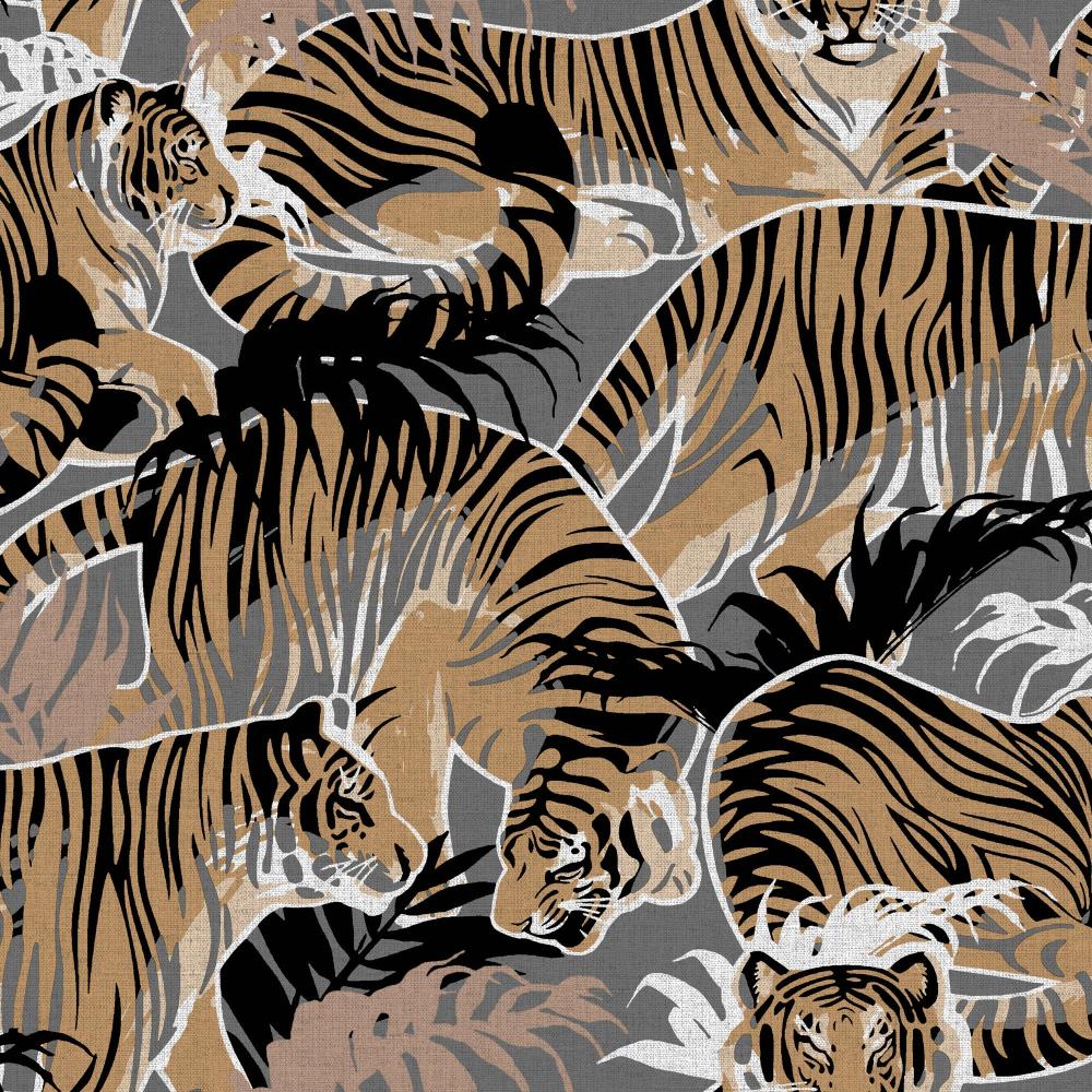 Tiger Squad Wallpaper - Terra Noir pattern