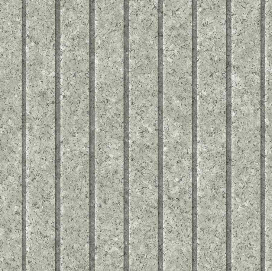 Corkboard Stripe Wallpaper - Sage Green pattern