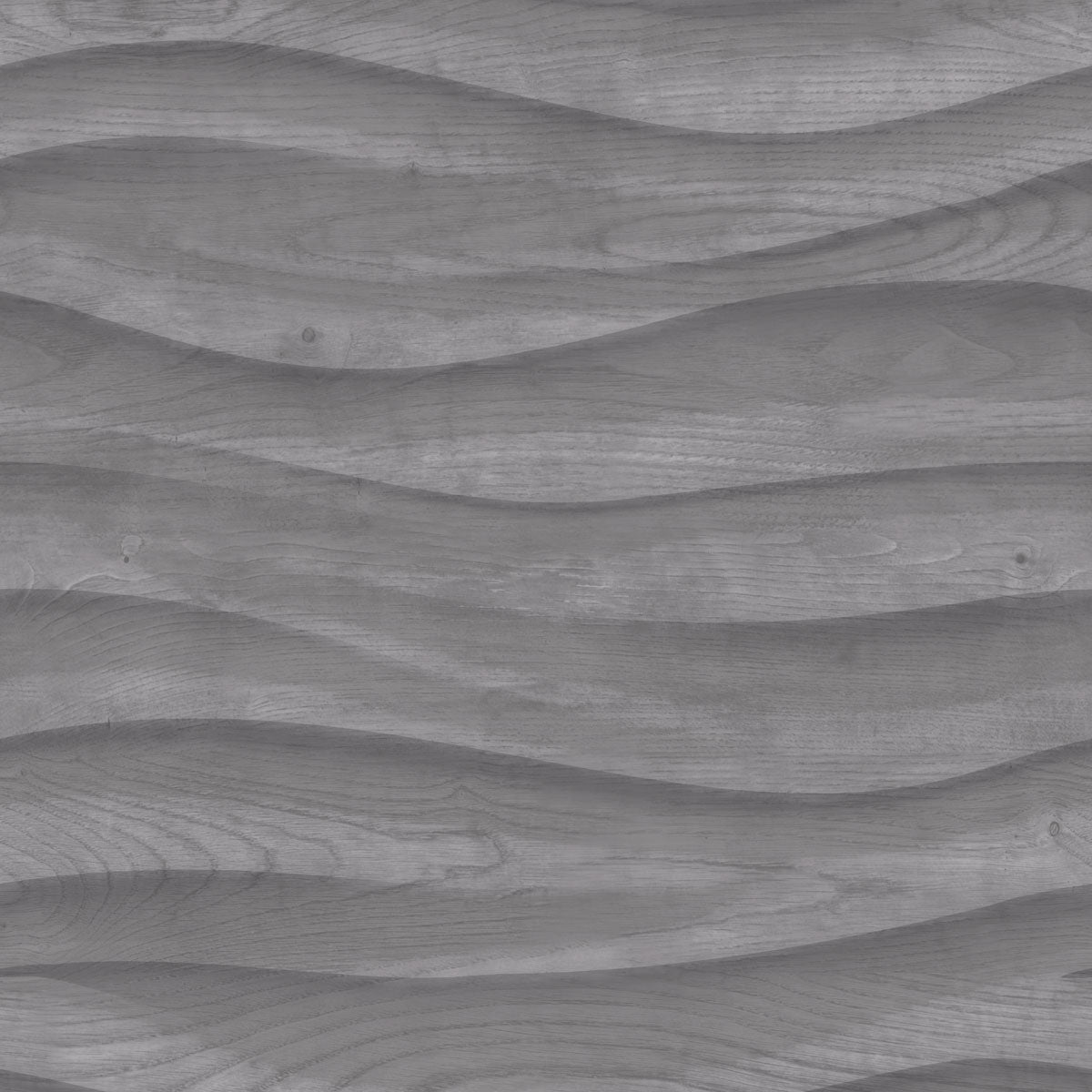 Natural Drift Wavy Wood Wallpaper - Dark Grey pattern