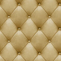 Faux Plush Quilted Diamond Upholstery Wallpaper - Gold pattern