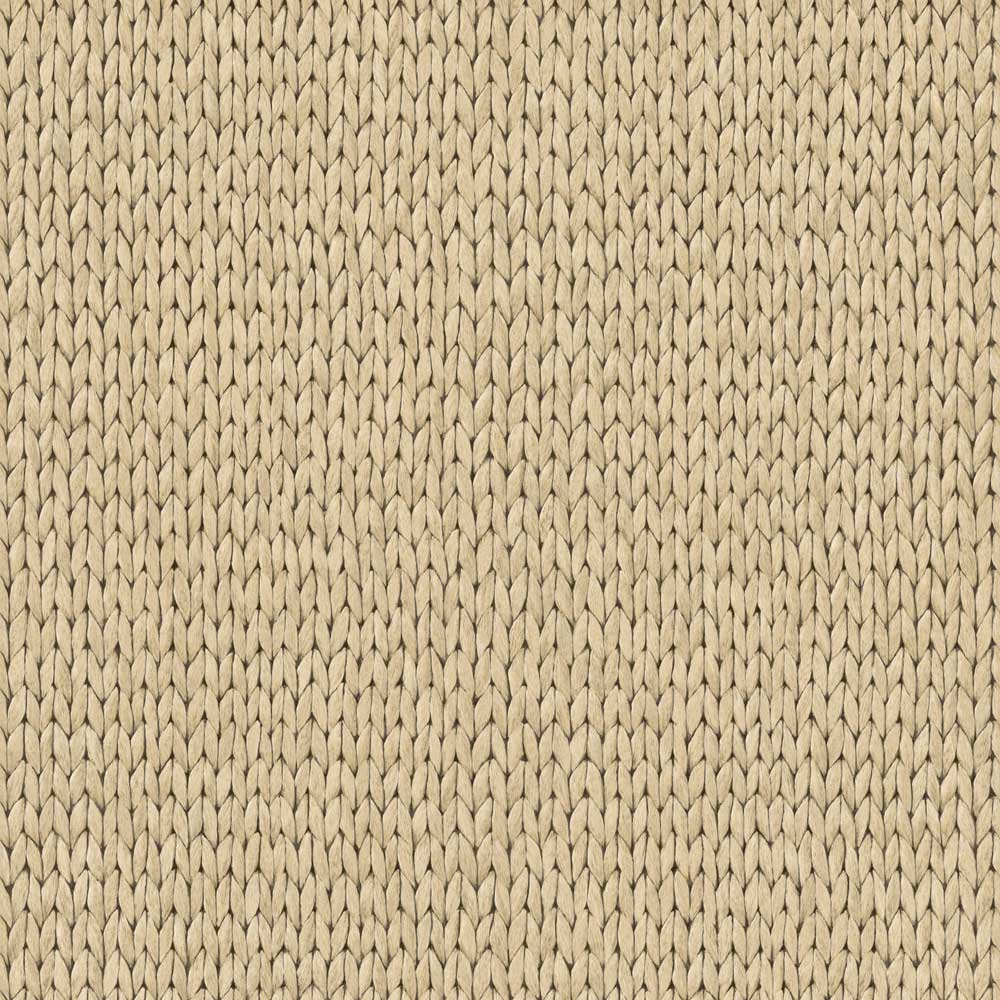 Wicker Weave Wallpaper - Beige pattern