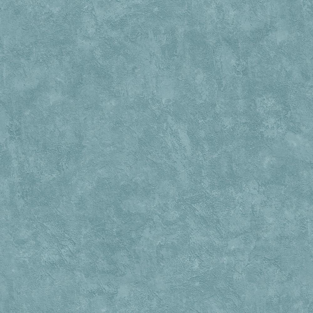 Faux Concrete Plaster Texture Wallpaper - Blue pattern
