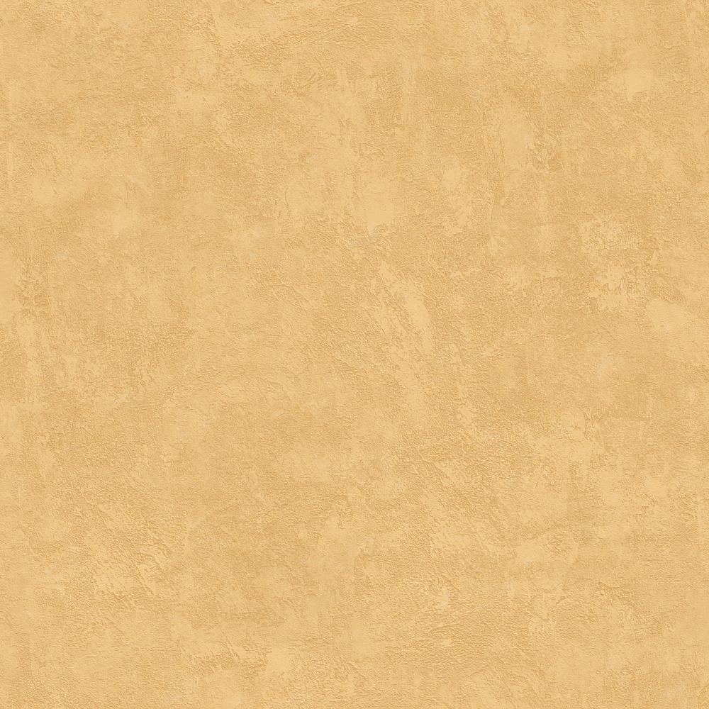 Faux Concrete Plaster Texture Wallpaper - Ocher pattern