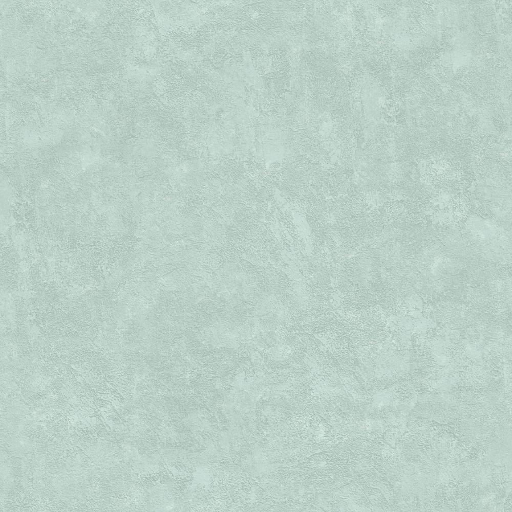 Faux Concrete Plaster Texture Wallpaper - Green pattern
