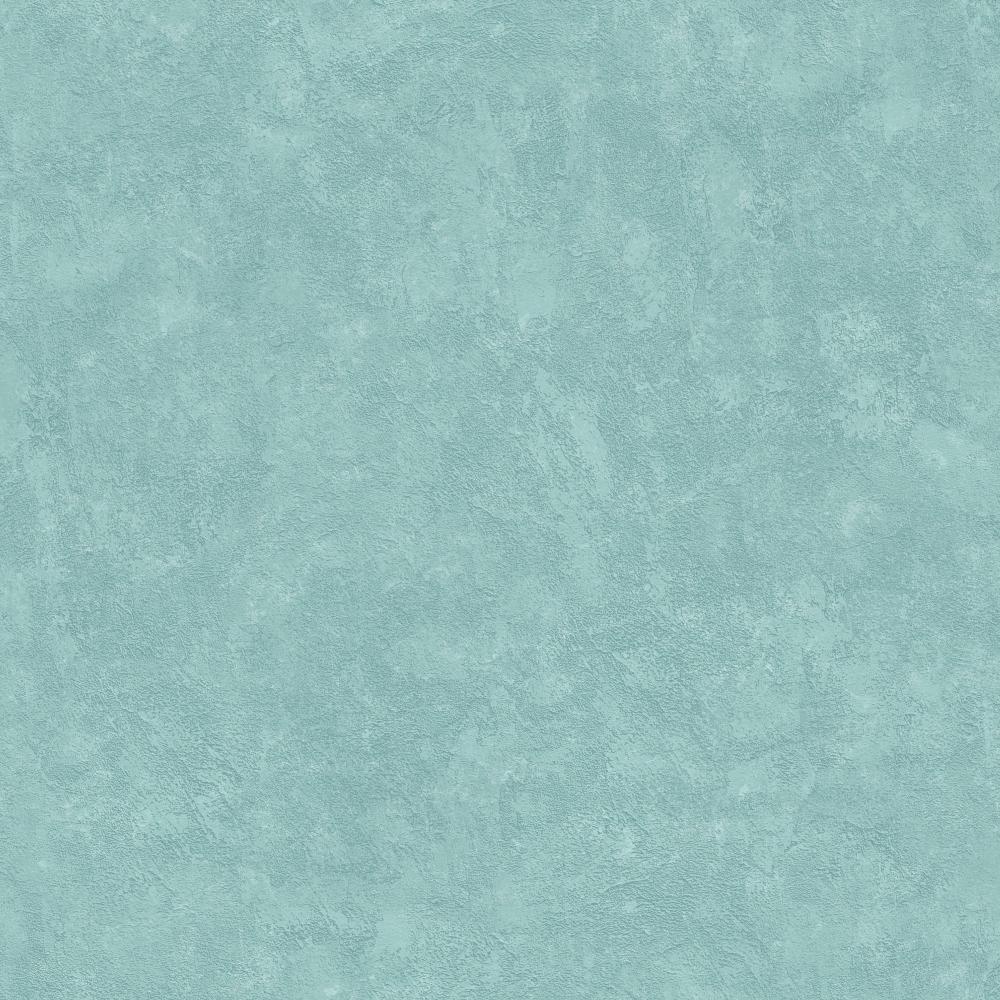 Faux Concrete Plaster Texture Wallpaper - Aqua pattern