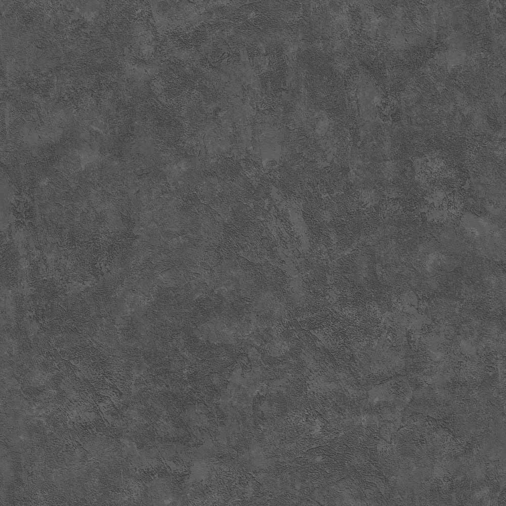 Faux Concrete Plaster Texture Wallpaper - Black pattern