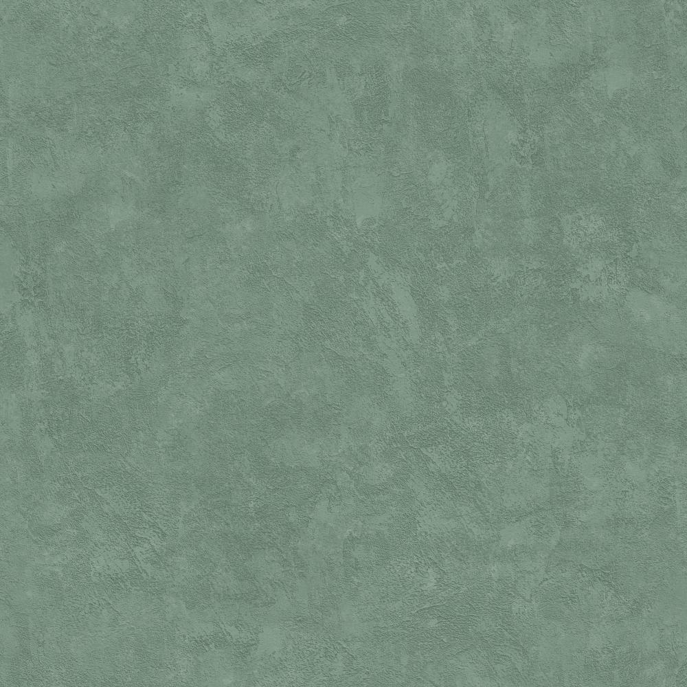 Faux Concrete Plaster Texture Wallpaper - Dark Green pattern