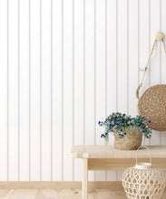 Load image into Gallery viewer, Chemin Wallpaper • Striped Wallpaper • Beige • Insitu