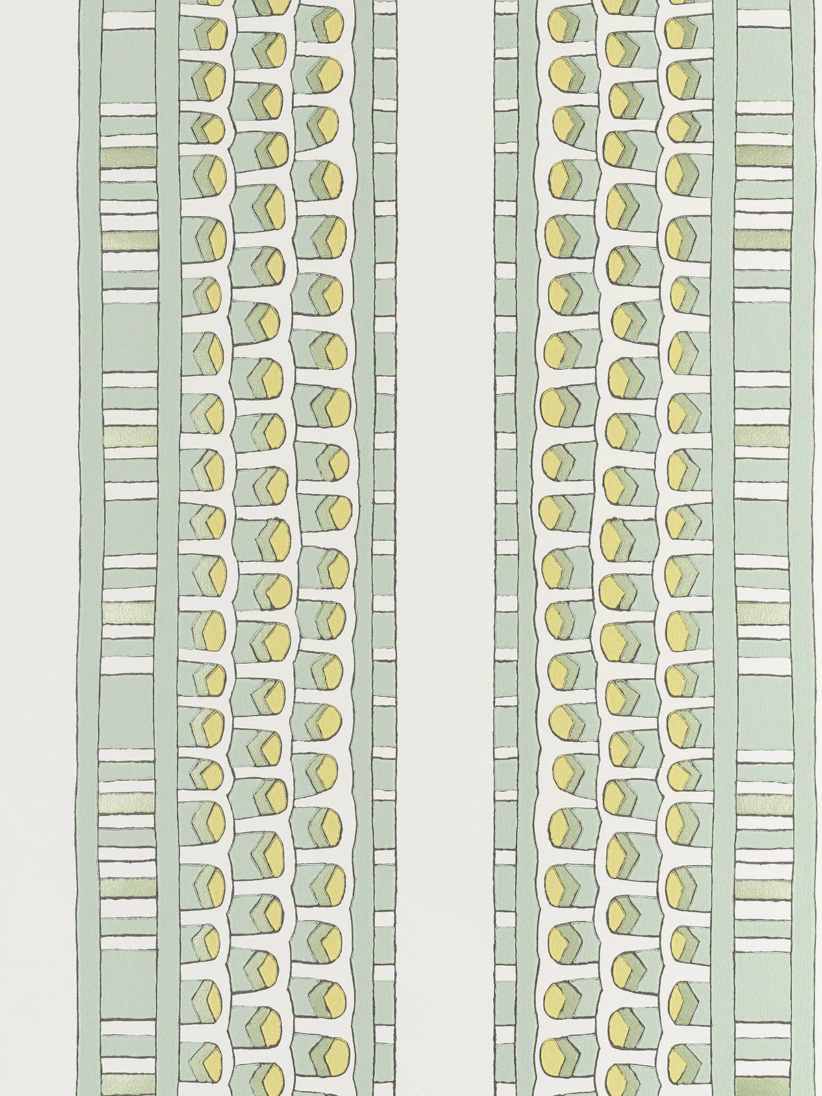 Pharaon wallpaper in Celadon