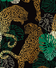 Load image into Gallery viewer, Leopard Metallic Wallpaper - Colourway: Amazon (Gold) - Swatch