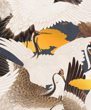 Load image into Gallery viewer, Cranes Metallic Wallpaper - Colourway: Sora (Gold) - Swatch