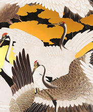 Load image into Gallery viewer, Cranes Metallic Wallpaper - Colourway: Yuri (Gold) - Swatch