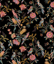 Load image into Gallery viewer, Matilda Metallic Wallpaper - Colourway: Night (Gold) - Swatch