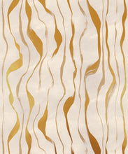 Load image into Gallery viewer, Cascade Metallic Wallpaper - Colourway: Gold - Swatch