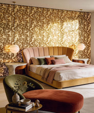 Load image into Gallery viewer, Calypso Metallic Wallpaper - Colourway: - Insitu