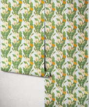 Load image into Gallery viewer, Dandelions Metallic Wallpaper - Colourway: Summer Fields (Gold) - Roll
